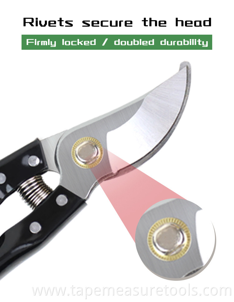 Manufacturer supply SK5 blade Red black silver gold handle Pruning Shear Branch Shears pruning scissors trimming scissors